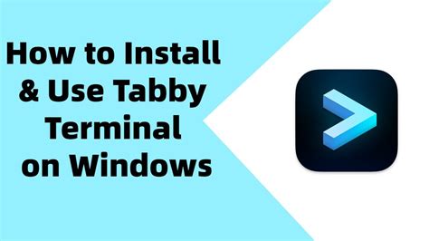 tabby terminal|download tabby terminal for windows.